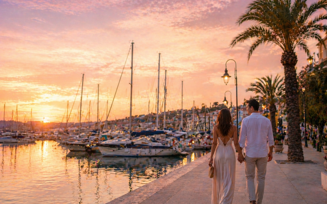 Golfe-Juan en amoureux : 7 idées pour une parenthèse romantique au bord de la mer