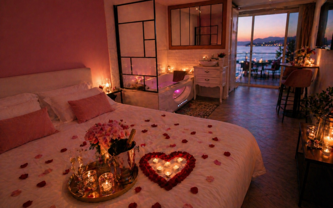 Saint-Valentin sur la Côte d’Azur : où passer une nuit en amoureux près de Cannes ?