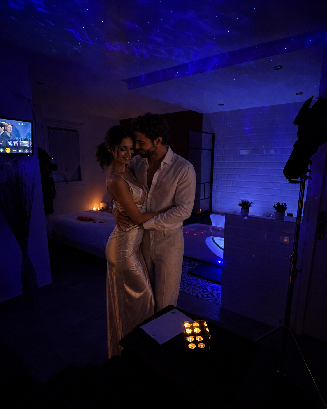 Nuit en amoureux près de Cannes